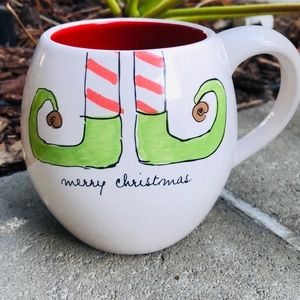Rae Dunn Merry Christmas Elf Mug
